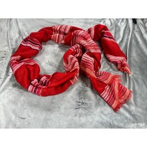 Valentine's Royal Red Gold Neoclassical Neck Scarf